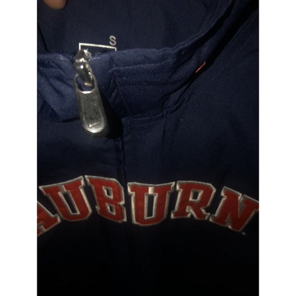 NCAA Jacket Mens Small Blue University of Auburn Logo - Picture 2 of 5